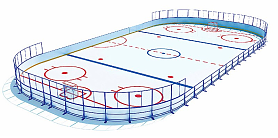 Коробка хоккейная нестандартного размера